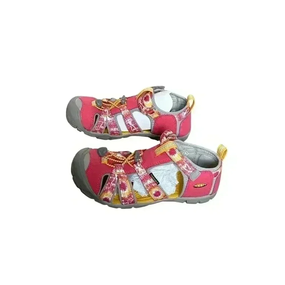 Keen Pink Seacamp II CNX Fisherman Water Hiking Sandals Big Girls Size 4 Shoes